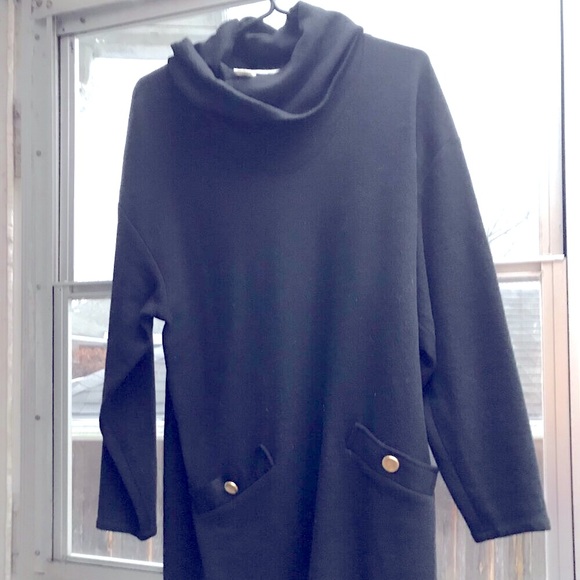 Jones Of New York Ladies Black Dress Size Medium - Picture 1 of 5